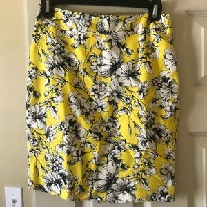 Forever 21 Floral Pencil Skirt